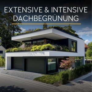 Extensive und intensive Dachbegrünung von der Dachdeckerei Gruss in Fulda-Eichenzell