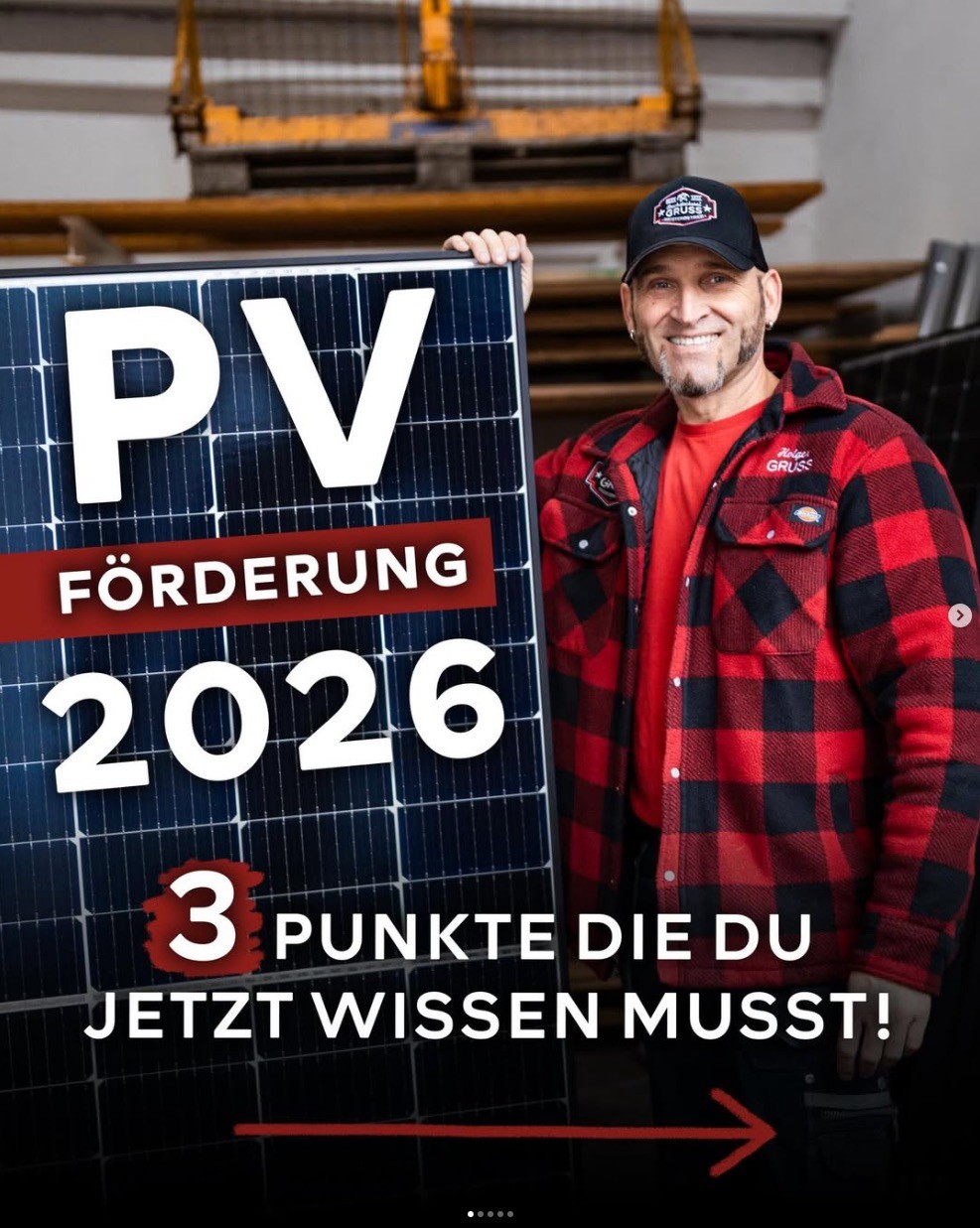 PV-Förderung 2026 - 3 Punkte die Du jetzt wissen musst!